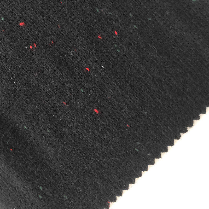 Fio pontilhado colorido da moda com fio misturado tingido na parte superior